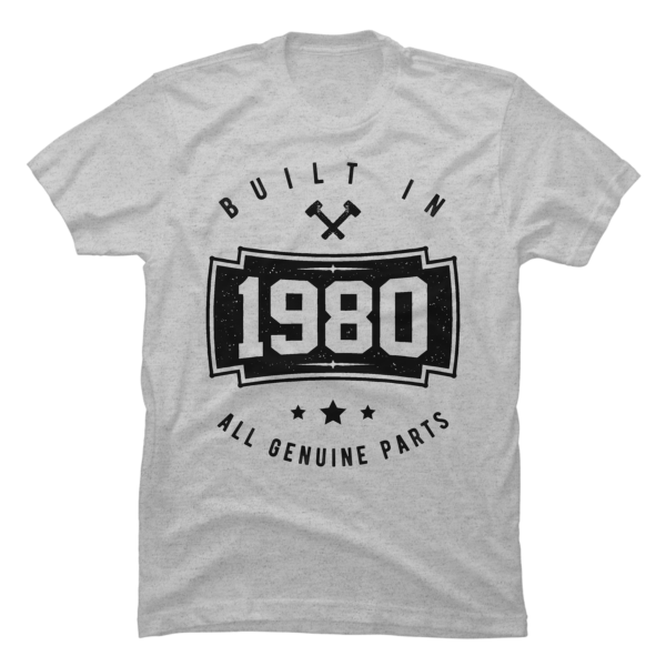 born in 1980 t-shirt